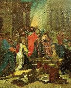 Theodore   Gericault la predication de saint paul a ephese oil painting on canvas
